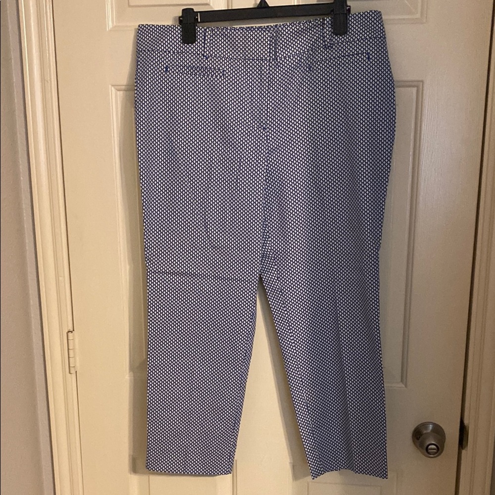 Wonen's Blue Patterned Pants
